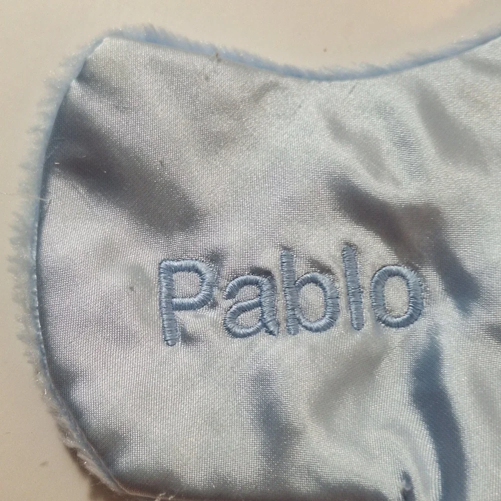 Baby Gund Huggybuddy Lovey My First Teddy Bear Blue Satin Plush Security Blanket